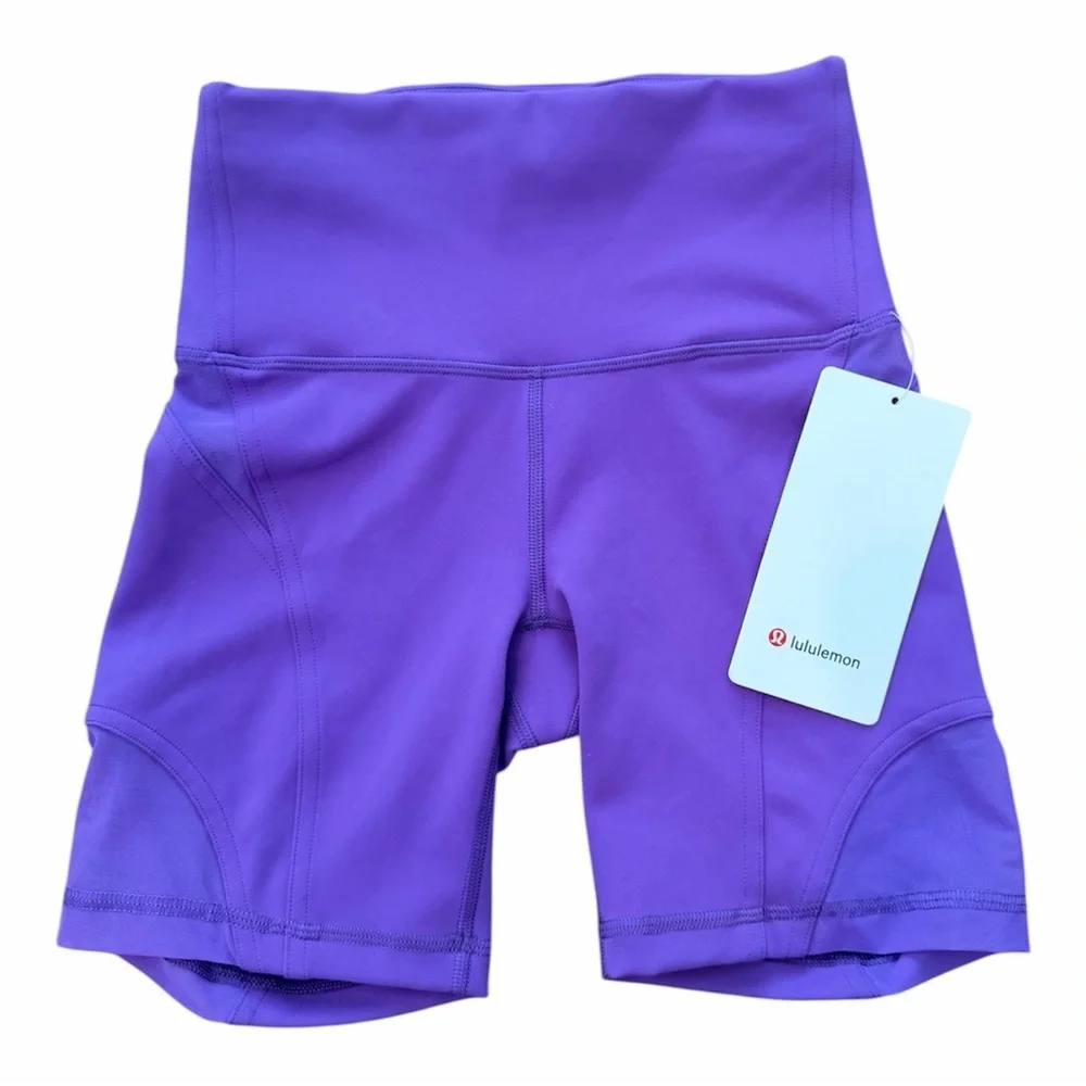 Lululemon Wunder Train Mesh Panel High-Rise Short 6
